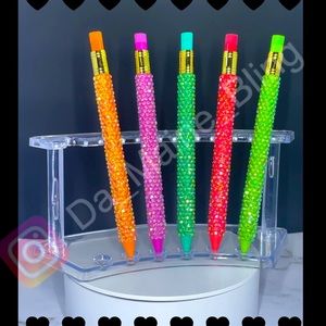 Resin Rhinestone - Bling Pencils